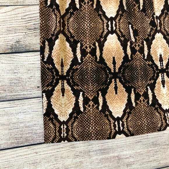 WHBM Snakeskin Print SNAKE Shirtdress Size XXS - Picture 3 of 9